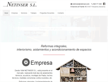 Tablet Screenshot of netinser.com